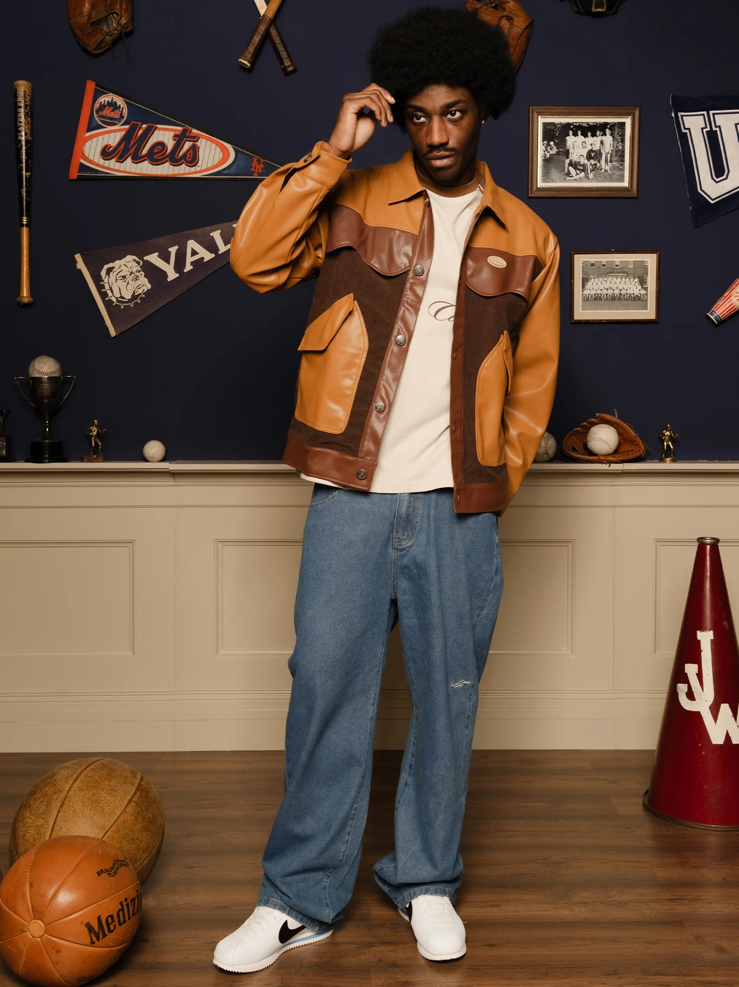 Another Oversized Vegan Cowboy Jacket - Image 3