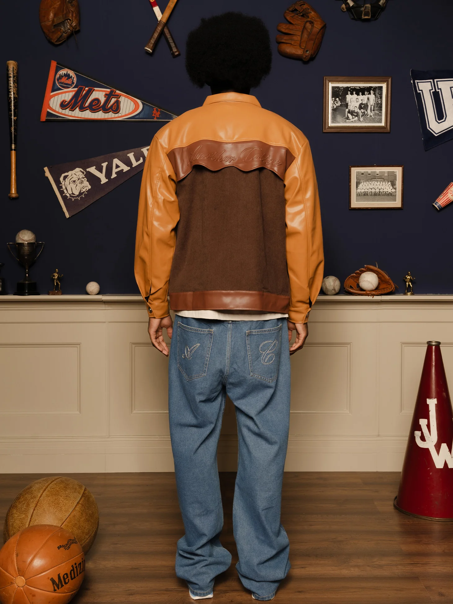 Another Oversized Vegan Cowboy Jacket - Image 4