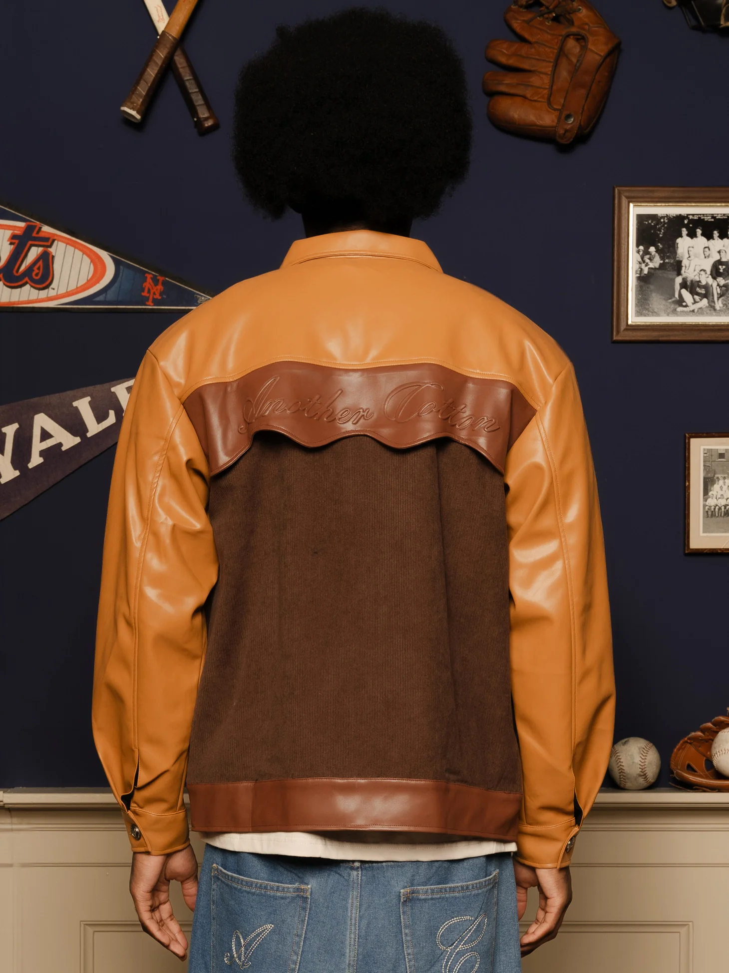 Another Oversized Vegan Cowboy Jacket - Image 5