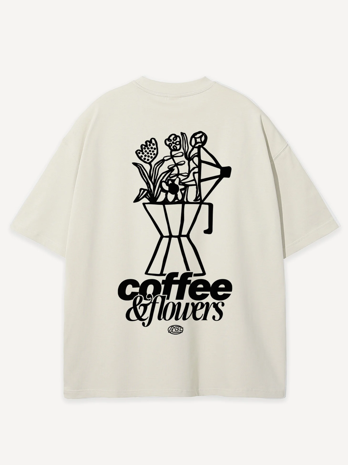 Coffee & Flowers Oversized T-Shirt