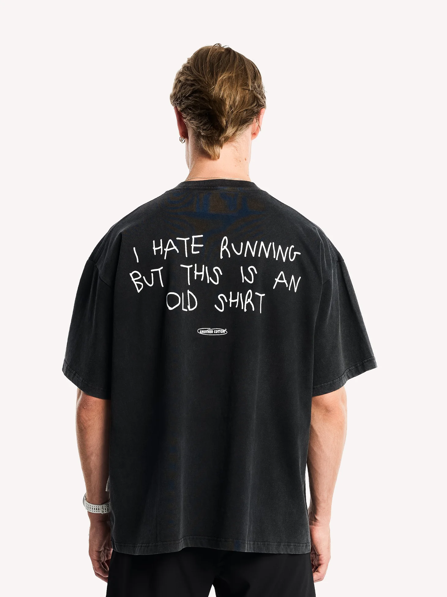 Hate Running Washed T-Shirt - Image 5