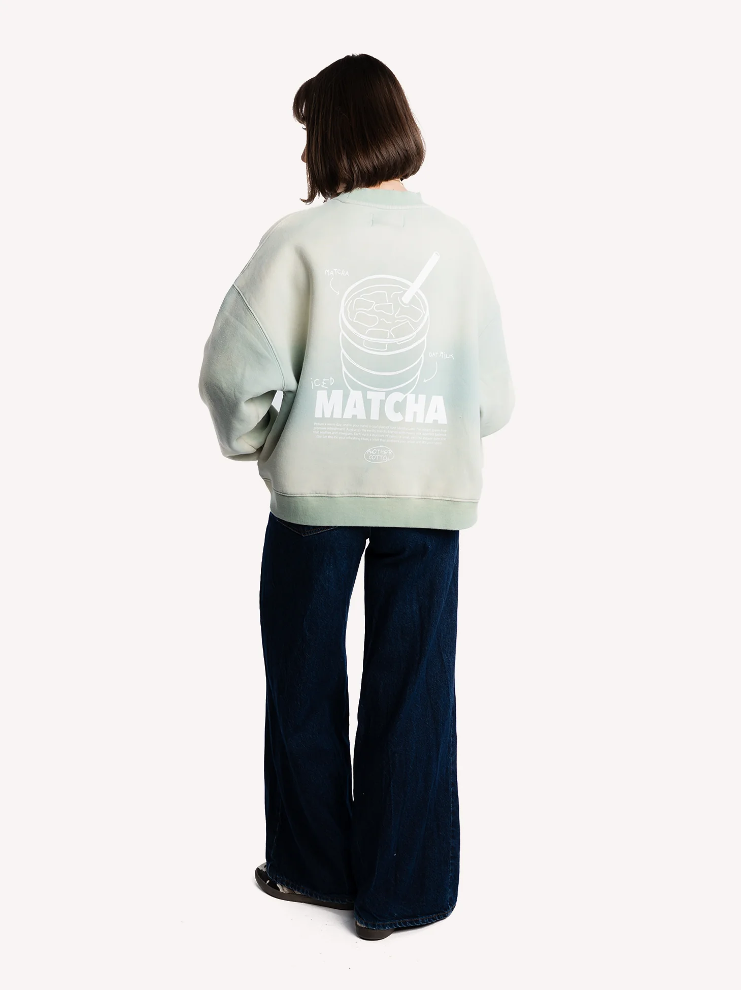Matcha A Mio Oversized Sweatshirt - Image 3