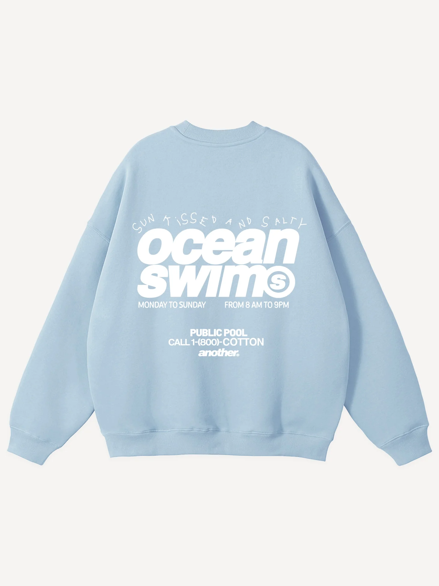 Ocean Swim Oversized Sweatshirt